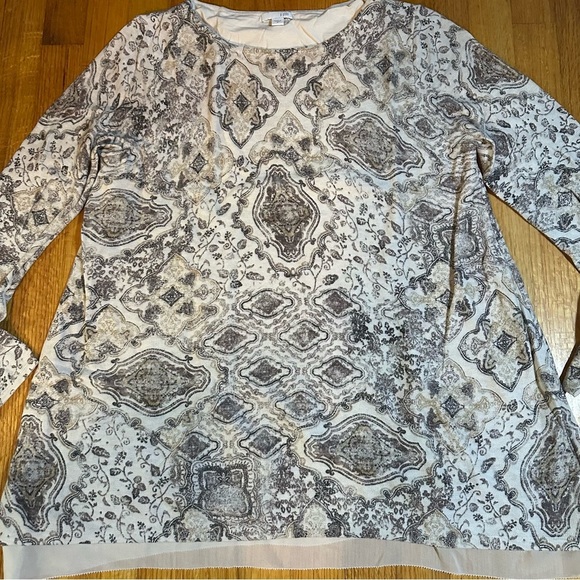 J. JILL Women's Soft Comfy Cotton Polyester Sweater Lined  size M(e5 - Picture 3 of 11